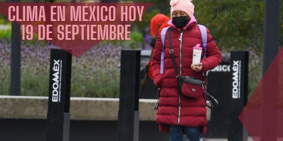 En distintos estados de México se registrarán bajas temperaturas acompañadas de lluvias.