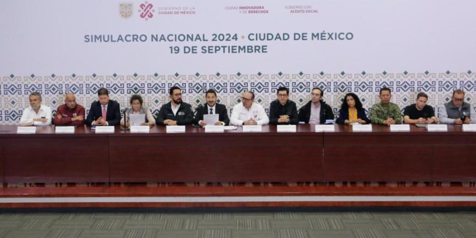 El gobierno capitalino resaltó que el Simulacro Nacional fue un 'éxito'.