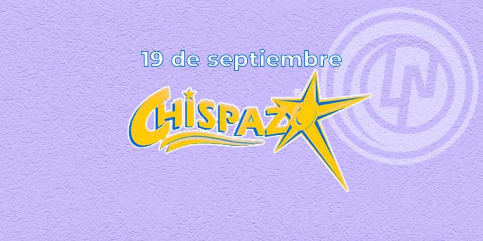 Resultados del Chispazo de hoy 19 de septiembre del 2024.