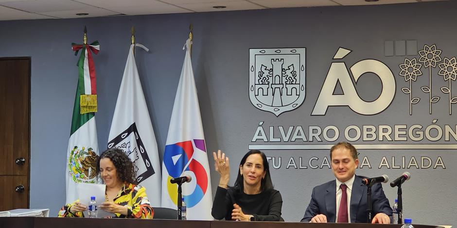 Lía Limón reconoce a Casarín como alcalde de Álvaro Obregón.