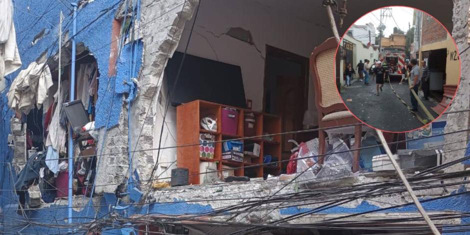 Este sábado se registró una fuerte explosión en Coyoacán.