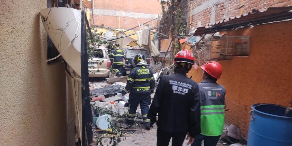 Tras la fuerte explosión, las autoridades indicaron que hay 12 personas lesionadas.