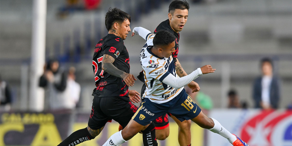 Pumas se lleva la victoria en los últimos minutos contra los Xolos de Tijuana