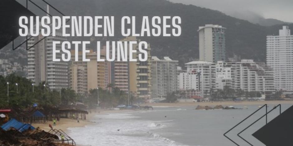 Suspenden clases este lunes 23 de septiembre a causa de un posible ciclón tropical.