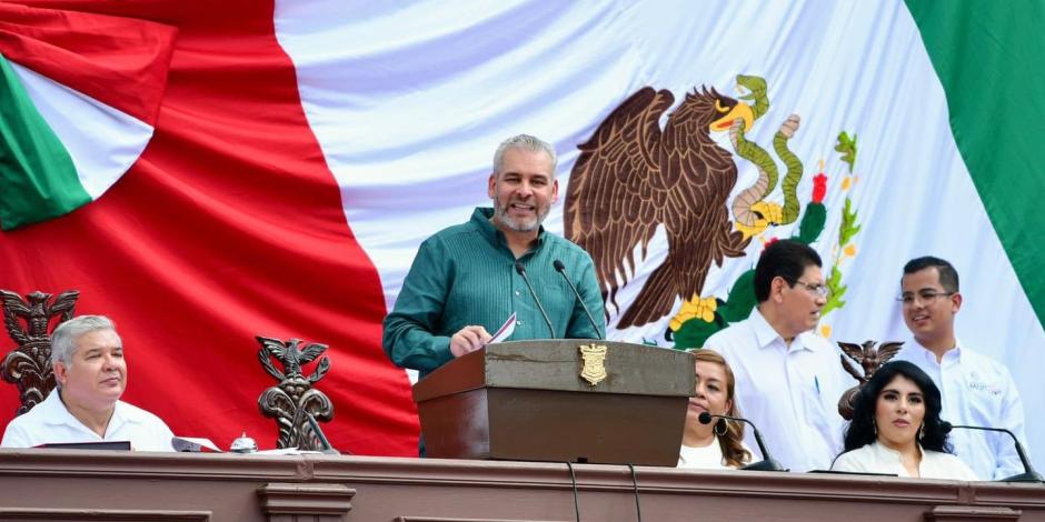 Alfredo Ramírez Bedolla, en el Estadio Morelos.