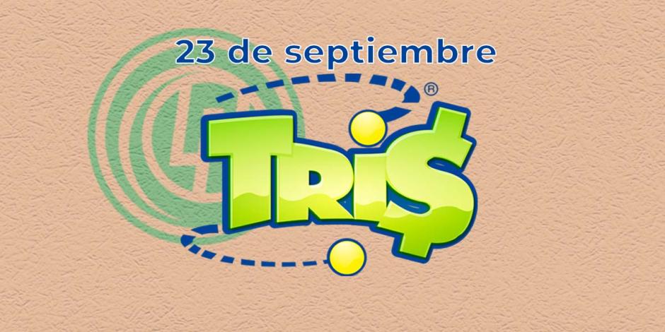 Resultados del Tris de hoy 23 de septiembre del 2024.