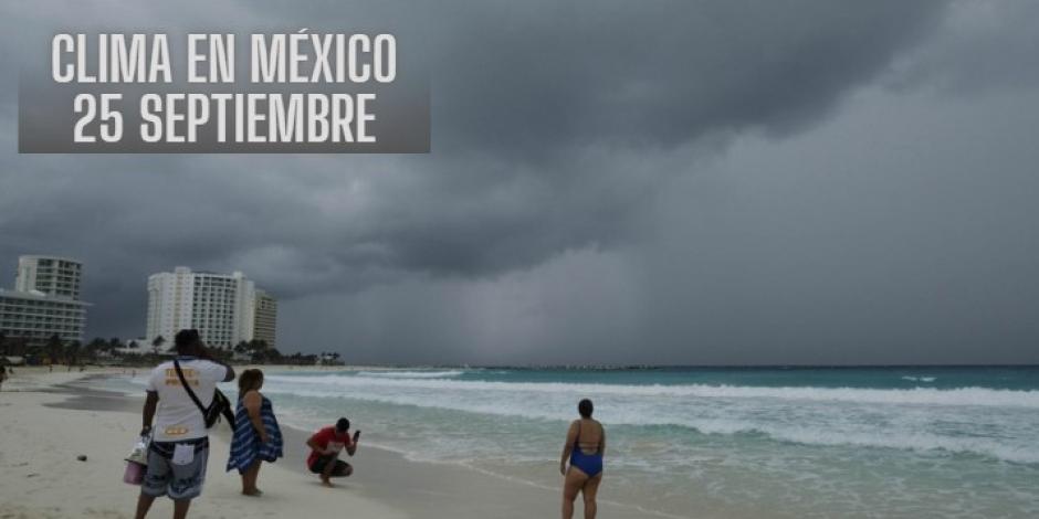 El clima en México tendrá lluvias predominantes a causa de la tormenta tropical Helene.