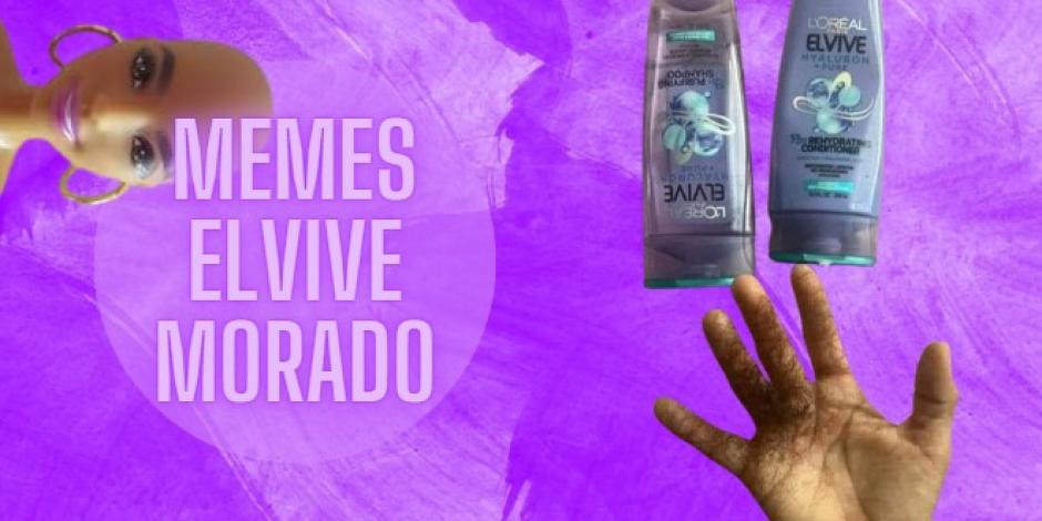 Los memes sobre la caída de cabello por el presunto uso del Elvive morado no se hicieron esperar en redes.