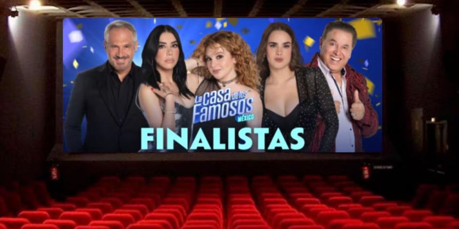 ¿En qué cines podrás ver la gran final 'La casa de los famosos México 2'?