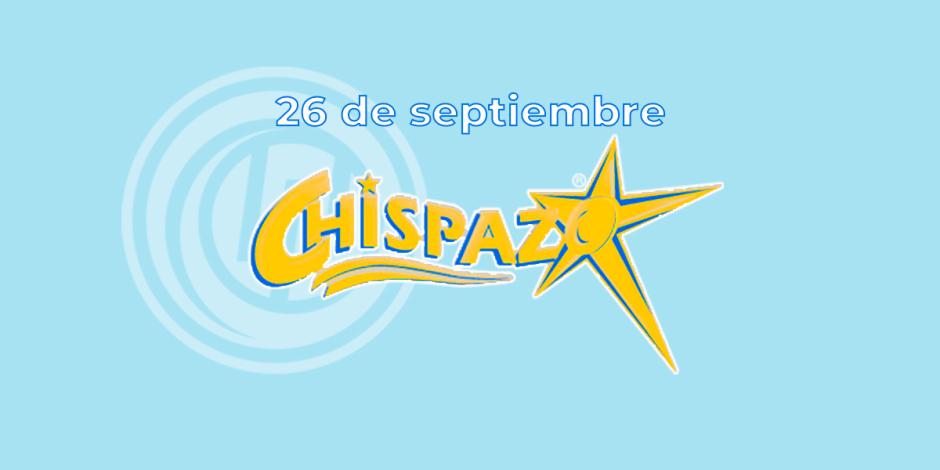 Resultados del Chispazo de hoy 26 de septiembre del 2024.