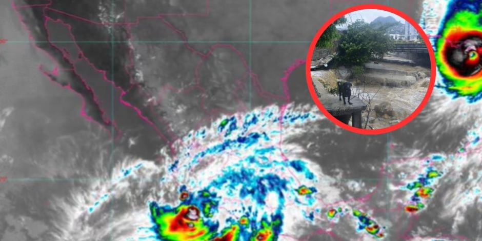 La tormenta tropical está en las costas de Michoacán