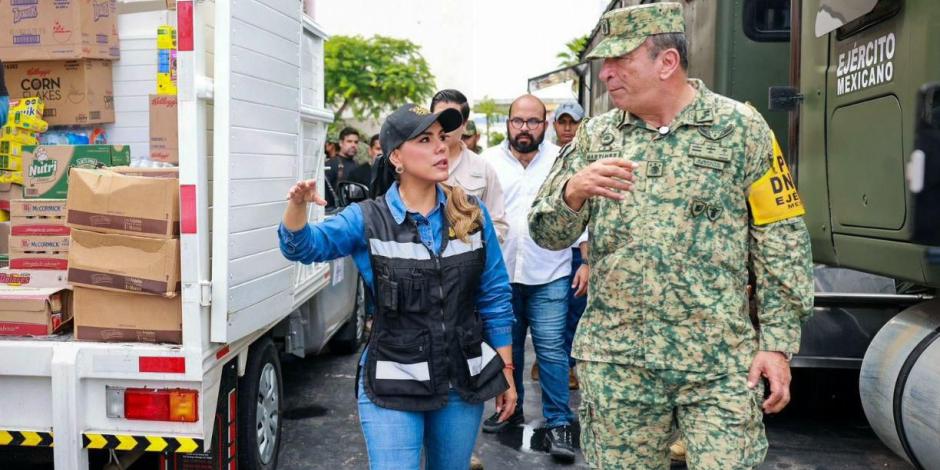 La gobernadora de Guerrero, Evelyn Salgado Píneda.