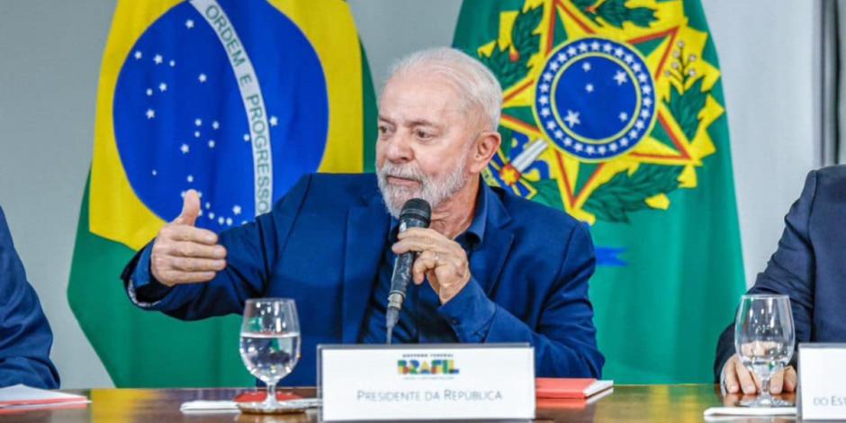 Luiz Inacio Lula da Silva, presidente de Brasil.