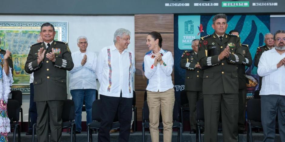 Claudia Sheinbaum junto al Presidente Andrés Manuel López Obrador.