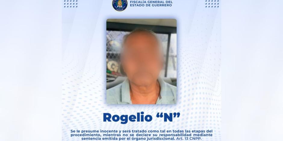 Rogelio "N", detenido en Copala.