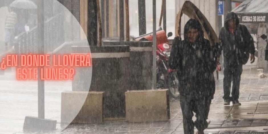 Este lunes 30 de septiembre seguirán las lluvias en la mayor parte del país.