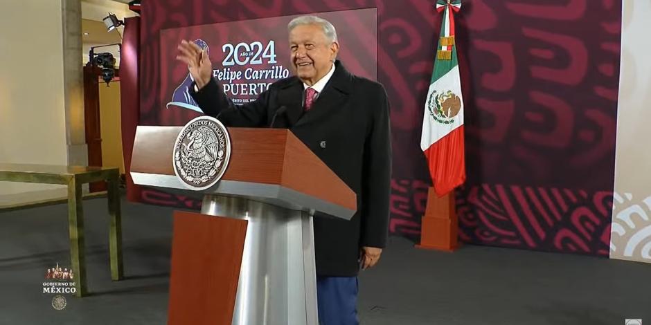 El hasta ayer Presidente Andrés Manuel López Obrador.