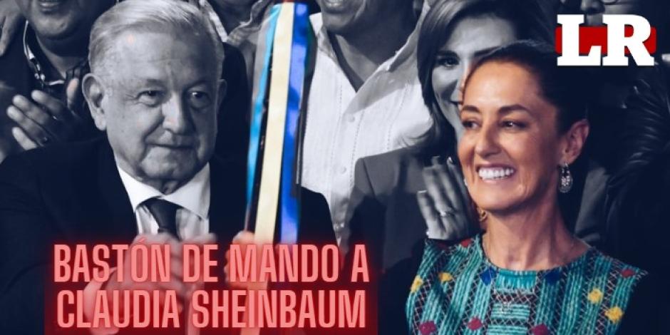 El bastón de mando será entregado a Sheinbaum este 1 de octubre.