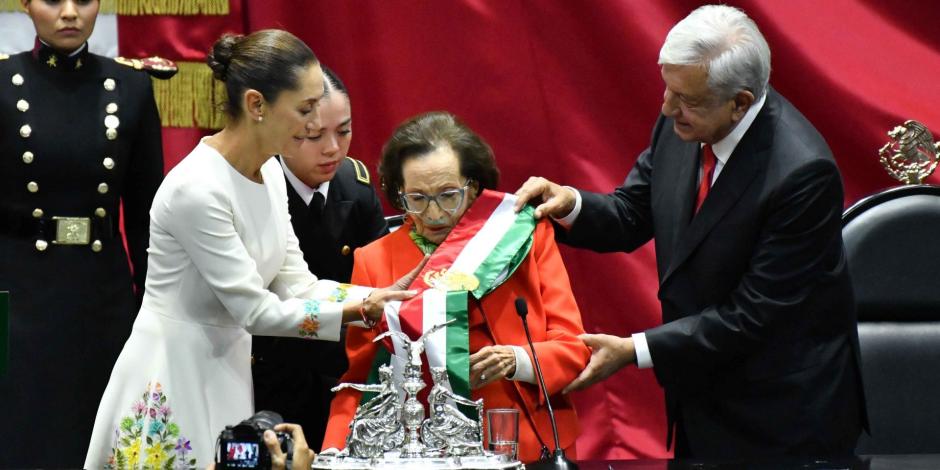 Claudia Sheinbaum, tomó protesta como Presidenta Constitucional de los Estados Unidos Mexicanos, durante la sesión de Congreso General realizada en la Cámara de Diputados. 