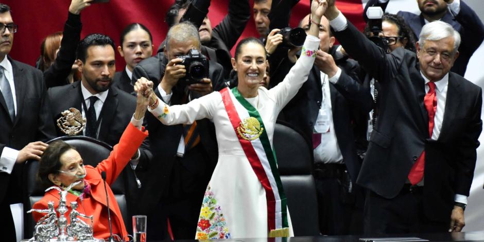 El vestido de Claudia Sheinbaum para su Toma de Protesta