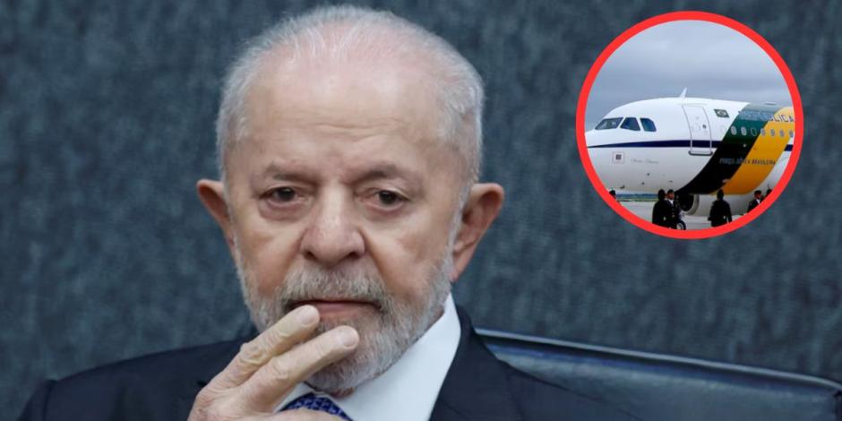 El avión del presidente de Barail, Lula Da Silva, tuvo un problema técnico.