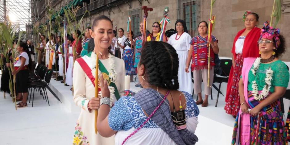 Hoy llegamos las mujeres a conducir los destinos de nuestra hermosa nación: Claudia Sheinbaum.