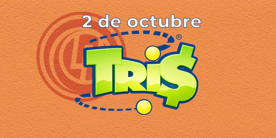 Resultados del Tris de hoy 2 de octubre del 2024.