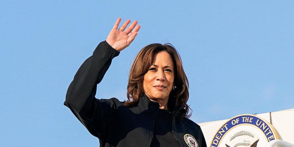 La vicepresidenta de Estados Unidos y aspirante a la Casa Blanca, Kamala Harris