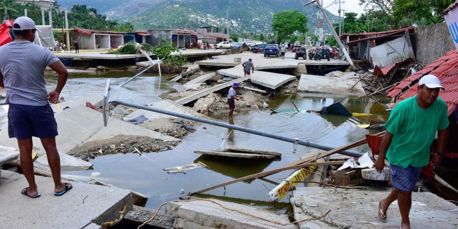 Siguen en refugios 5 mil habitantes de Guerrero