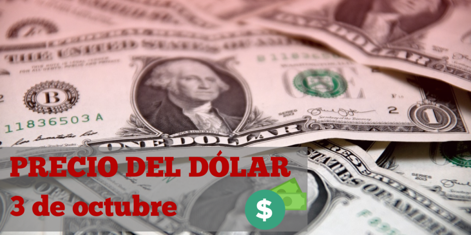 Este es el precio del dólar hoy jueves 3 de octubre de 2024