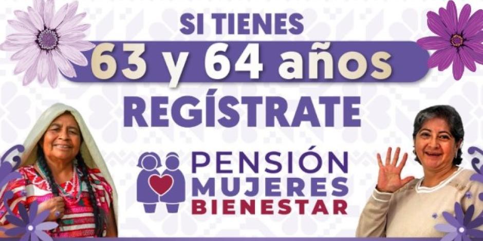 La Pensión Mujeres Bienestar comienza el registro este 7 de octubre.