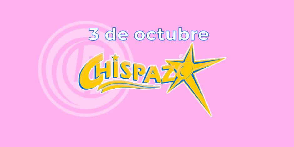 Resultados del Chispazo de hoy 3 de octubre del 2024.