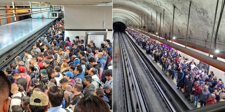 Retrasos en la Línea 7 del Metro CDMX.