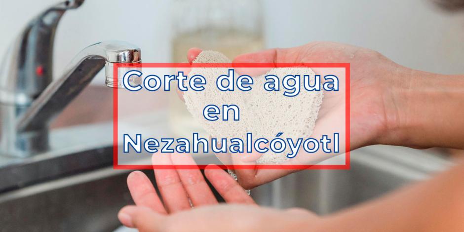 Corte de agua en Nezahualcóyotl, Estado de México.