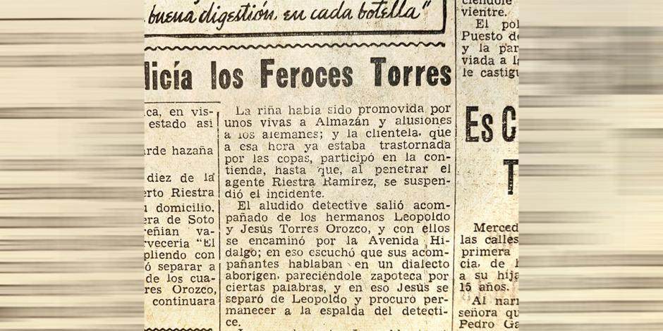 El "Veintemanos", los Feroces Torres y un amor