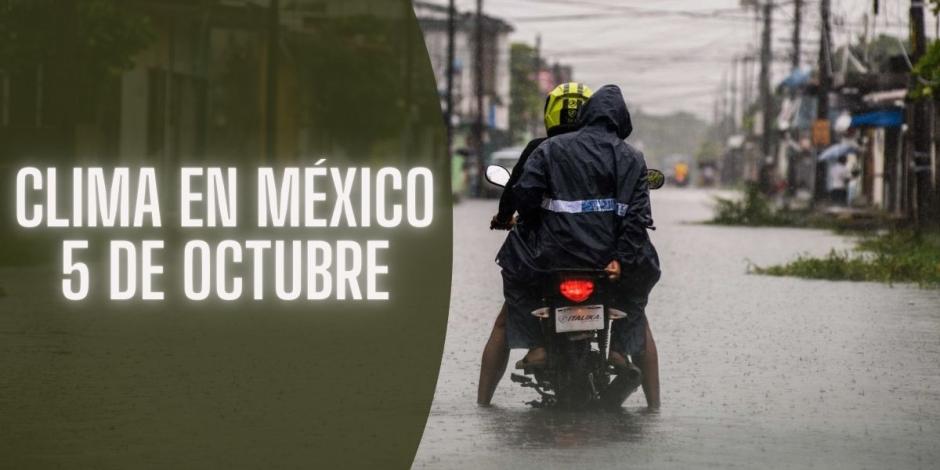 Este es el pronóstico del clima para hoy sábado 5 de octubre de 2024.