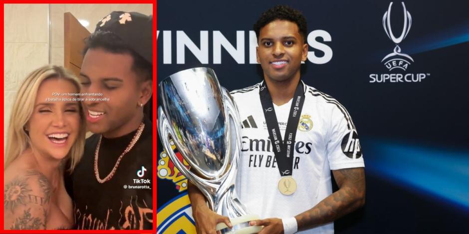 Rodrygo Goes, del Real Madrid, enciende el internet con video junto a su pareja