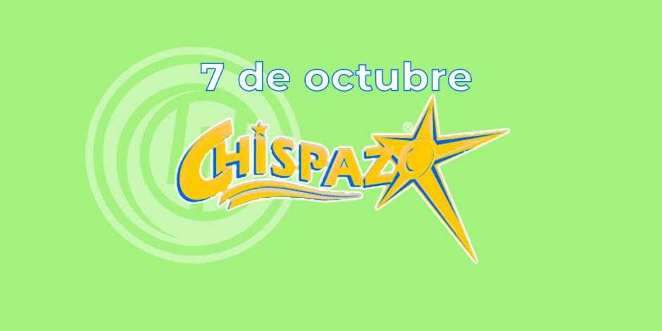 Resultados del Chispazo de hoy 7 de octubre del 2024.