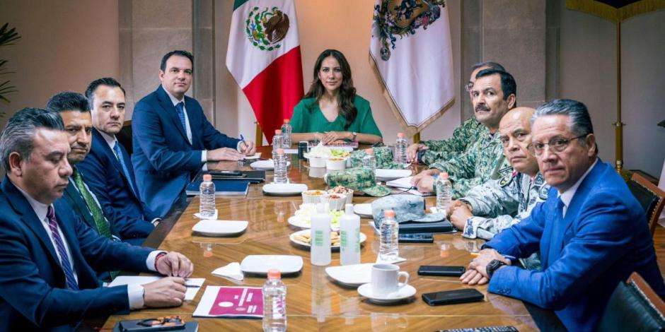 Libia Dennise García acuerda implementar estrategias para reducir los delitos en Guanajuato.