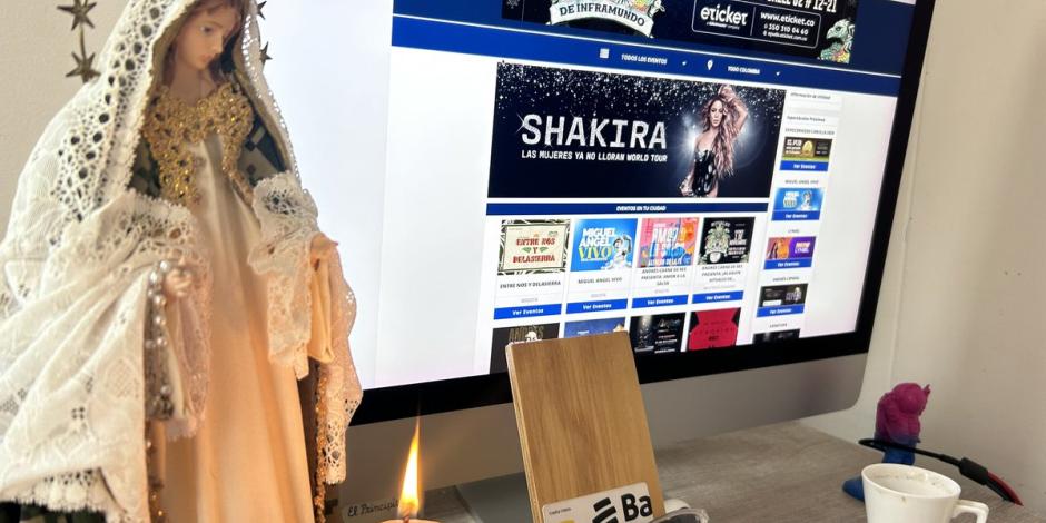 Fila virtual para comprar boletos para Shakira en México