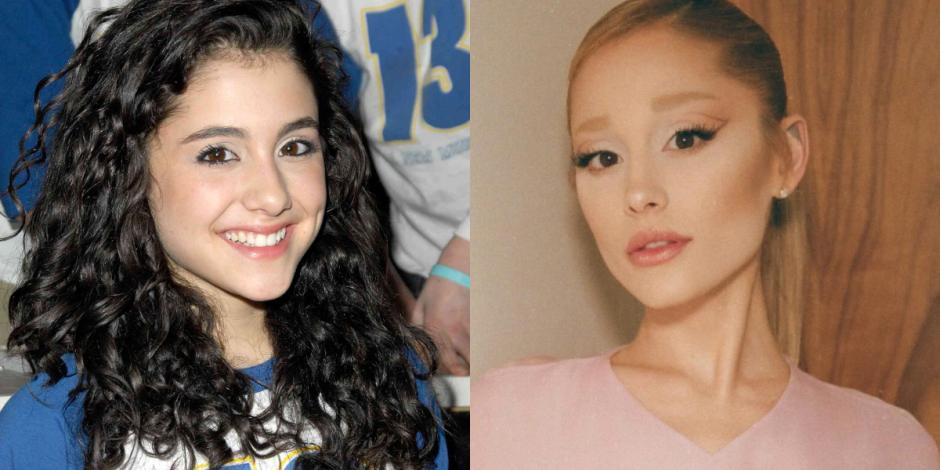 Ariana Grande antes y ahora.