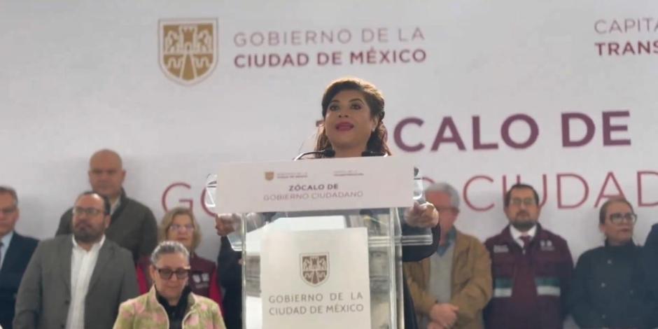 Clara Brugada inicia audiencias ‘Zócalo de Gobierno Ciudadano’.