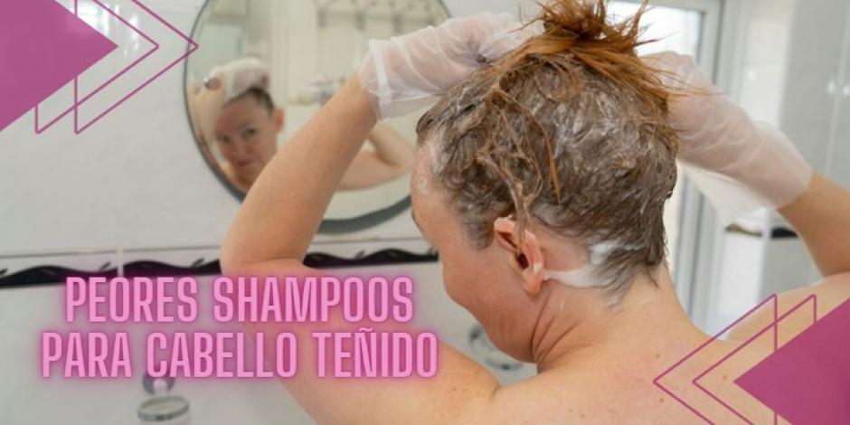 El shampoo sirve para mantener el color del cabello teñido.