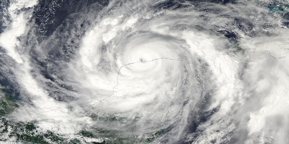 Así lucía el último poderoso huracán que golpeó Yucatán.