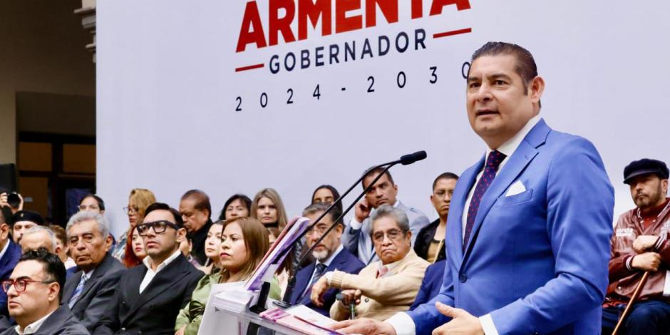 Alejandro Armenta, gobernador electo de Puebla.