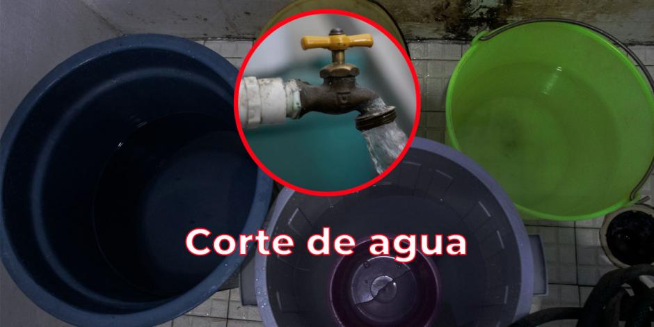 Corte de agua en Guadalajara y Tlaquepaque.