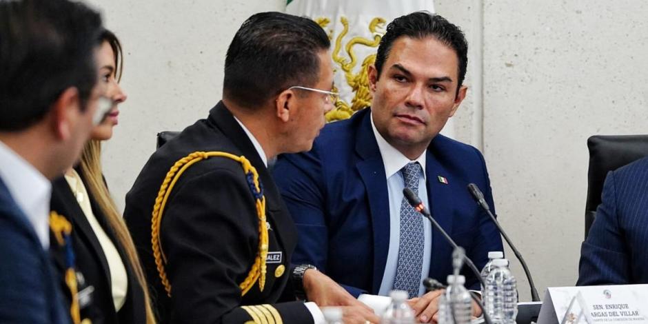 Enrique Vargas propone reuniones de trabajo con Raymundo Pedro Morales Angeles y Omar García Harfuch.