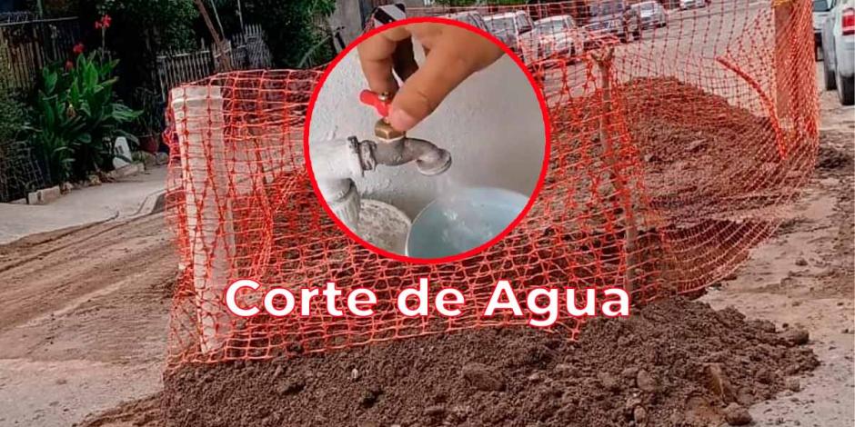 Anuncian corte de agua en Hermosillo, Sonora.