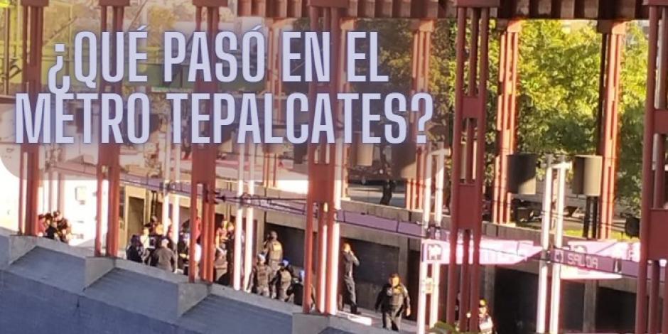 Reportan a una persona sin vida en el Metro Tepalcates, de la Línea A.