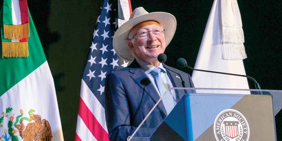 El embajador de Estados Unidos en México, Ken Salazar, en foto de archivo.